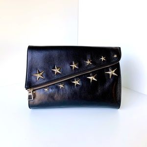 Jimmy Choo Star Studded Calfskin Clutch